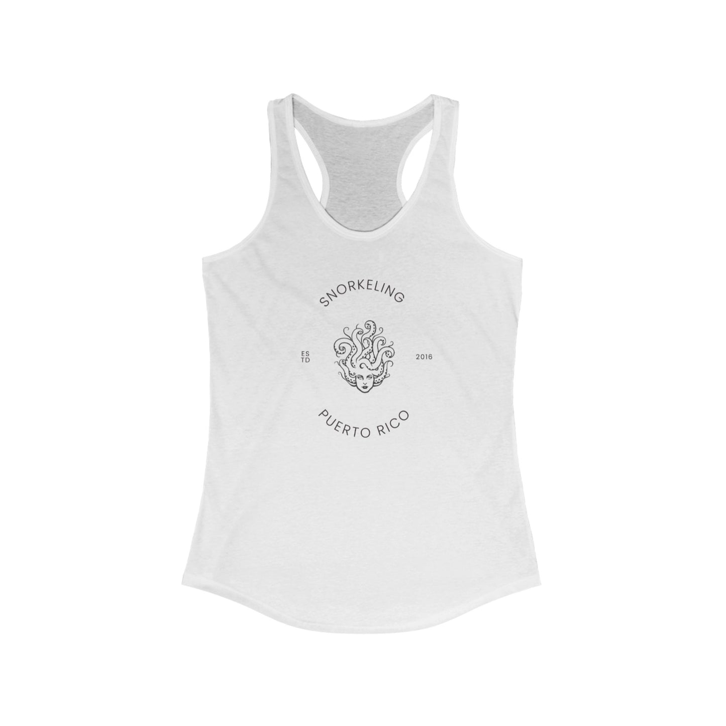 Snorkeling Puerto Rico Medusa Women's Tank Top