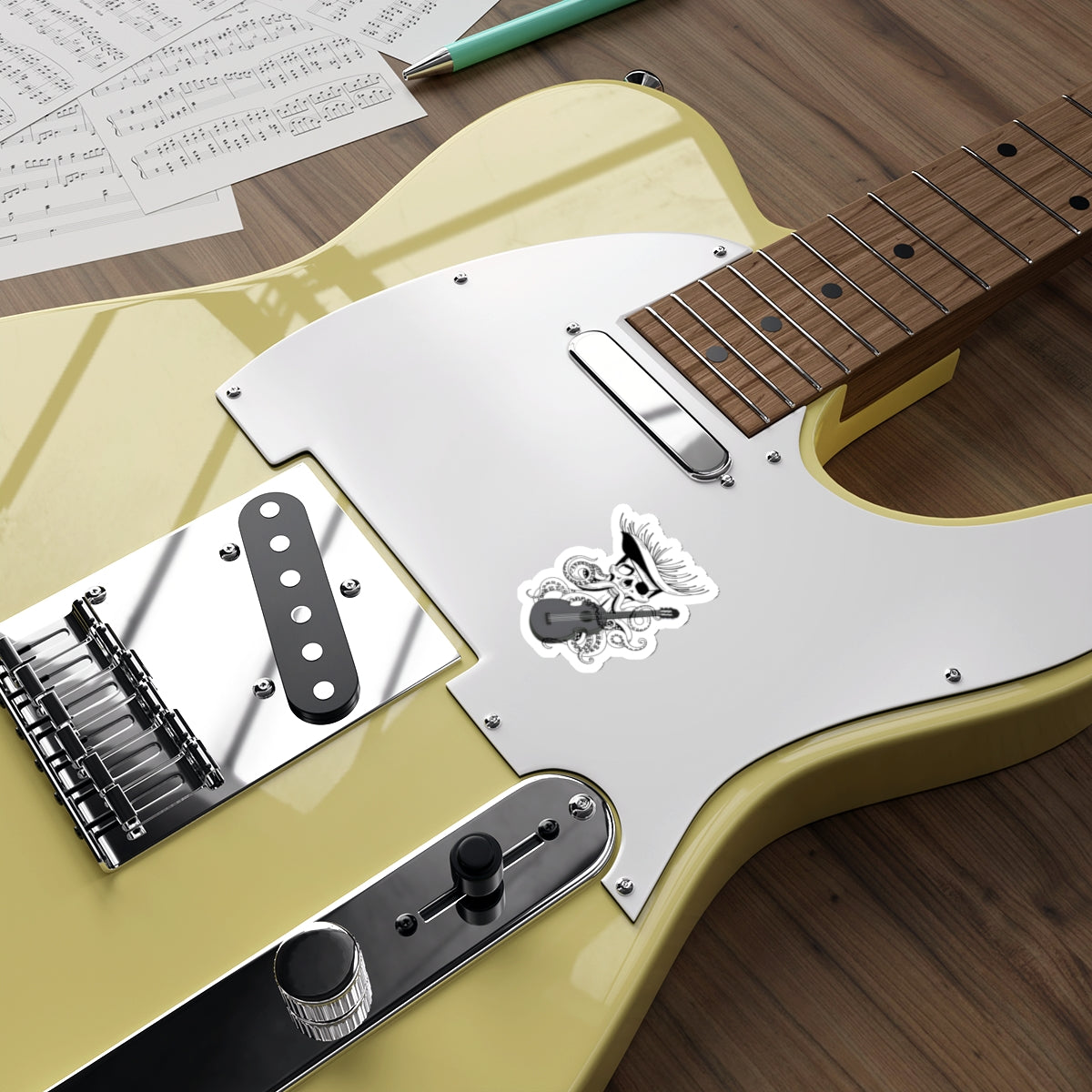 El Cuatro del Kraken Sticker