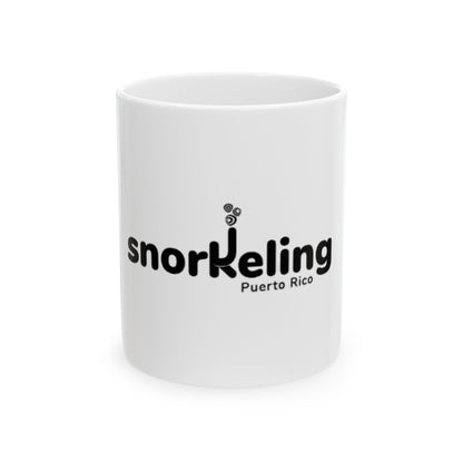 Snorkeling Puerto Rico Ceramic Mug 11 oz