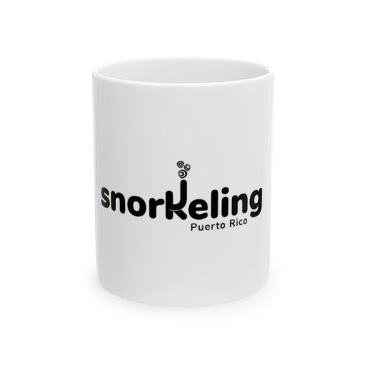 Snorkeling Puerto Rico Ceramic Mug 11 oz