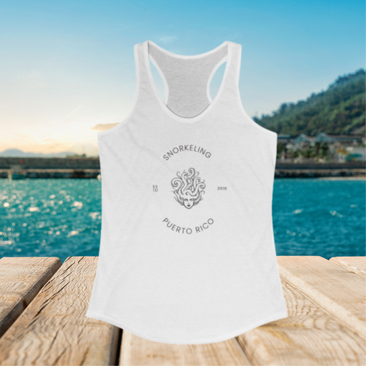 Snorkeling Puerto Rico Medusa Women's Tank Top
